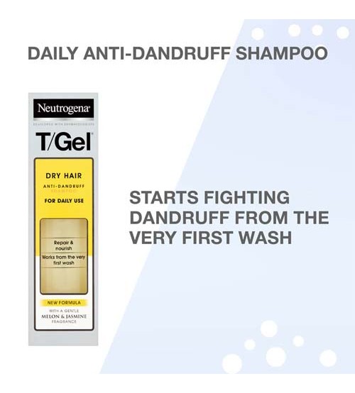 Neutrogena T/Gel Dry Hair Anti-Dandruff Shampoo 125ml